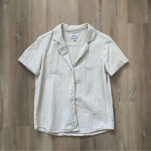 Rhythm brand linen button up. Size Small